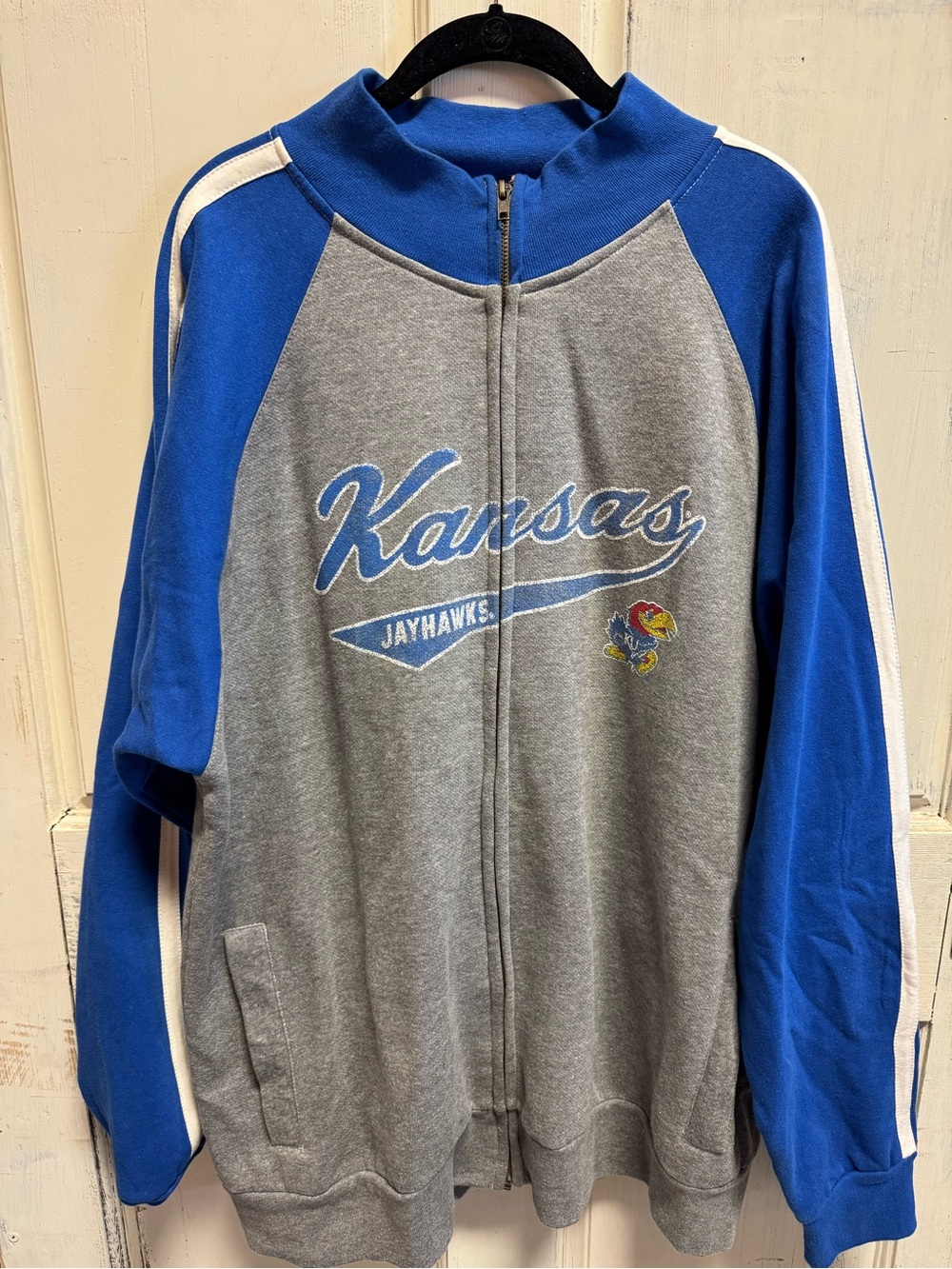 Men’s Kansas Jayhawks Zip-Up Sweatshirt